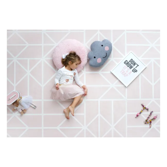 Tapis de jeu modulable Nordic | Rose pâle