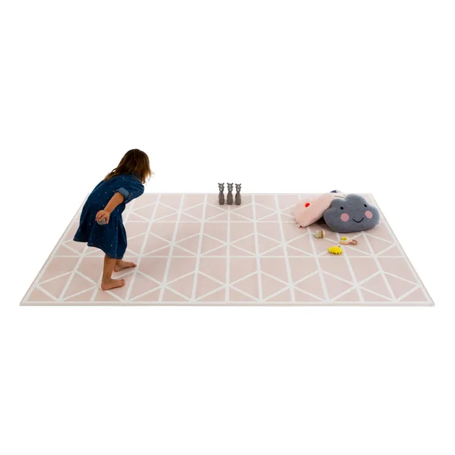 Tapis de jeu modulable Nordic | Rose pâle