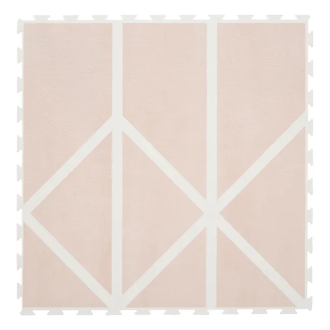 Tapis de jeu modulable Nordic | Rose pâle