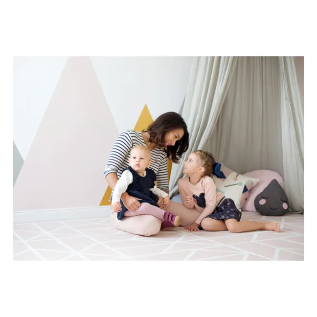 Tapis de jeu modulable Nordic | Rose pâle