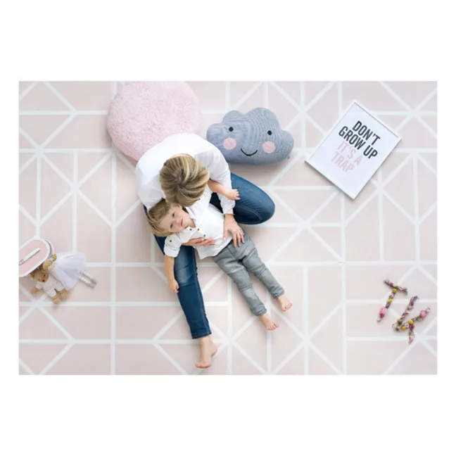 Tapis de jeu modulable Nordic | Rose pâle