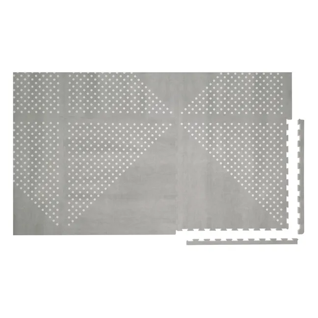 Tapis de jeu modulable Earth | Gris clair