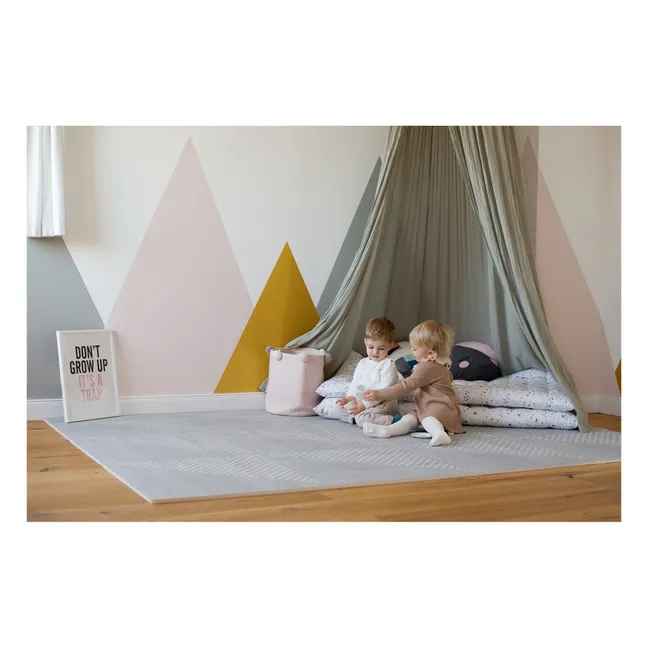 Tapis de jeu modulable Earth | Gris clair