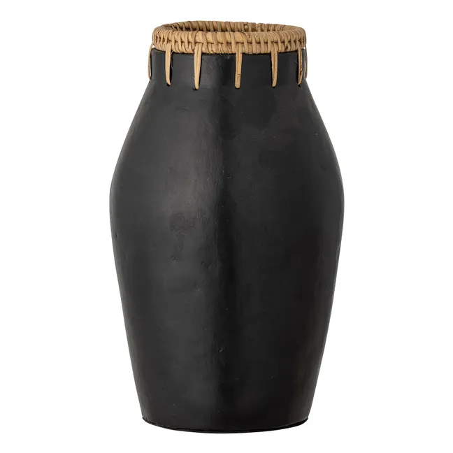 Vase Dixon en terre cuite | Noir