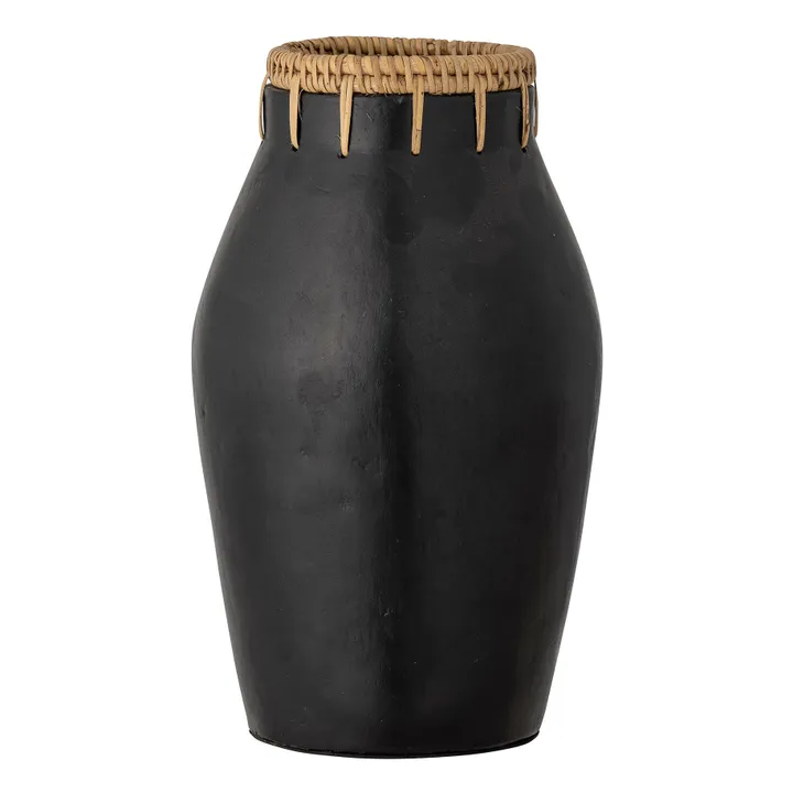 Vase Dixon en terre cuite | Noir- Image produit n°0