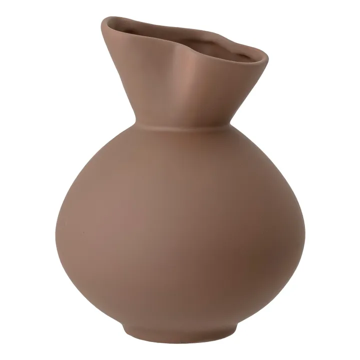 Vase Nicita en grès | Noisette- Image produit n°2