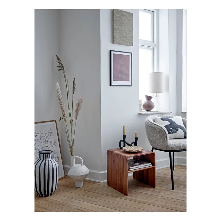 Vase Nicita en grès | Noisette- Image produit n°3