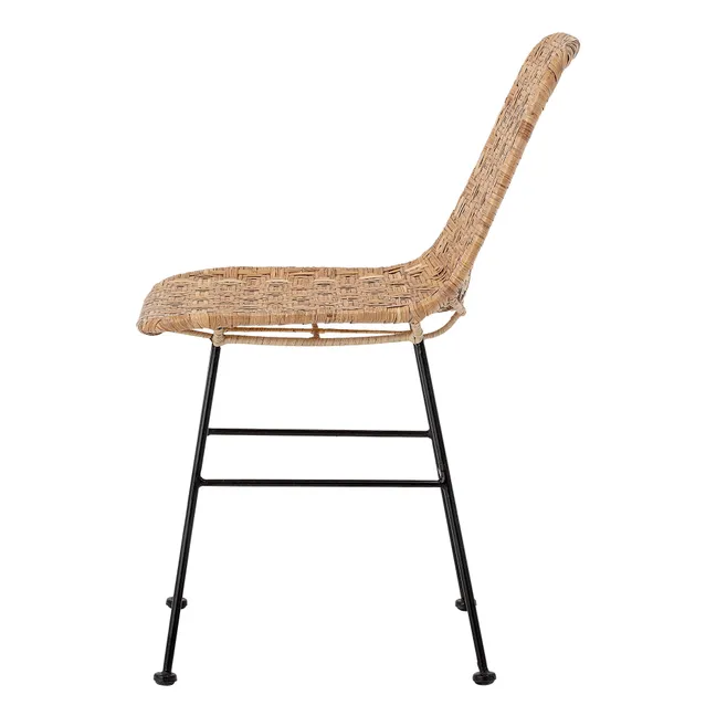 Chaise Kitty en rotin