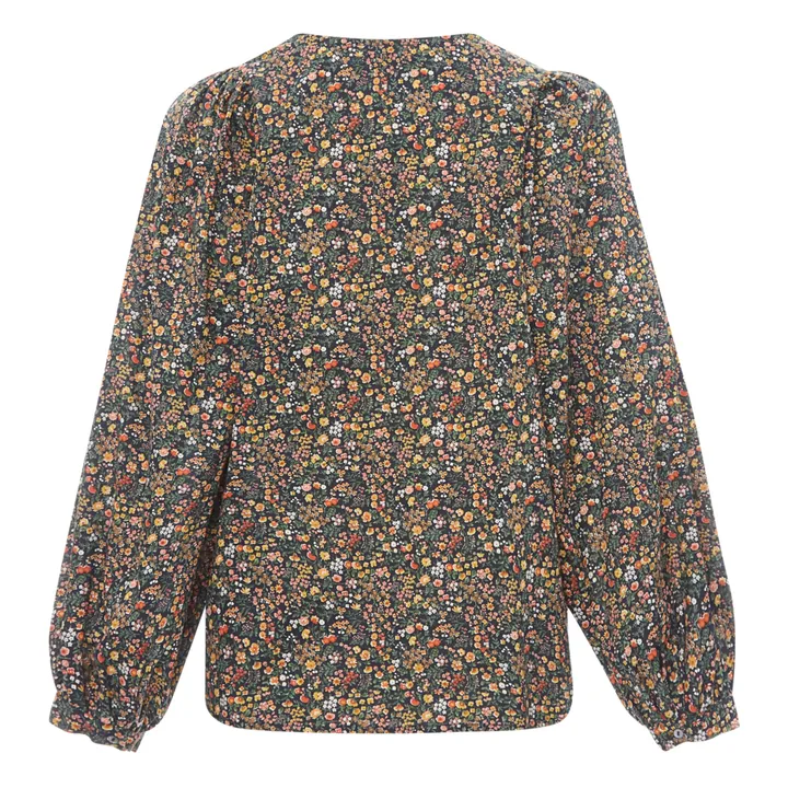 Aayla Floral Print Blouse | Green- Product image n°7