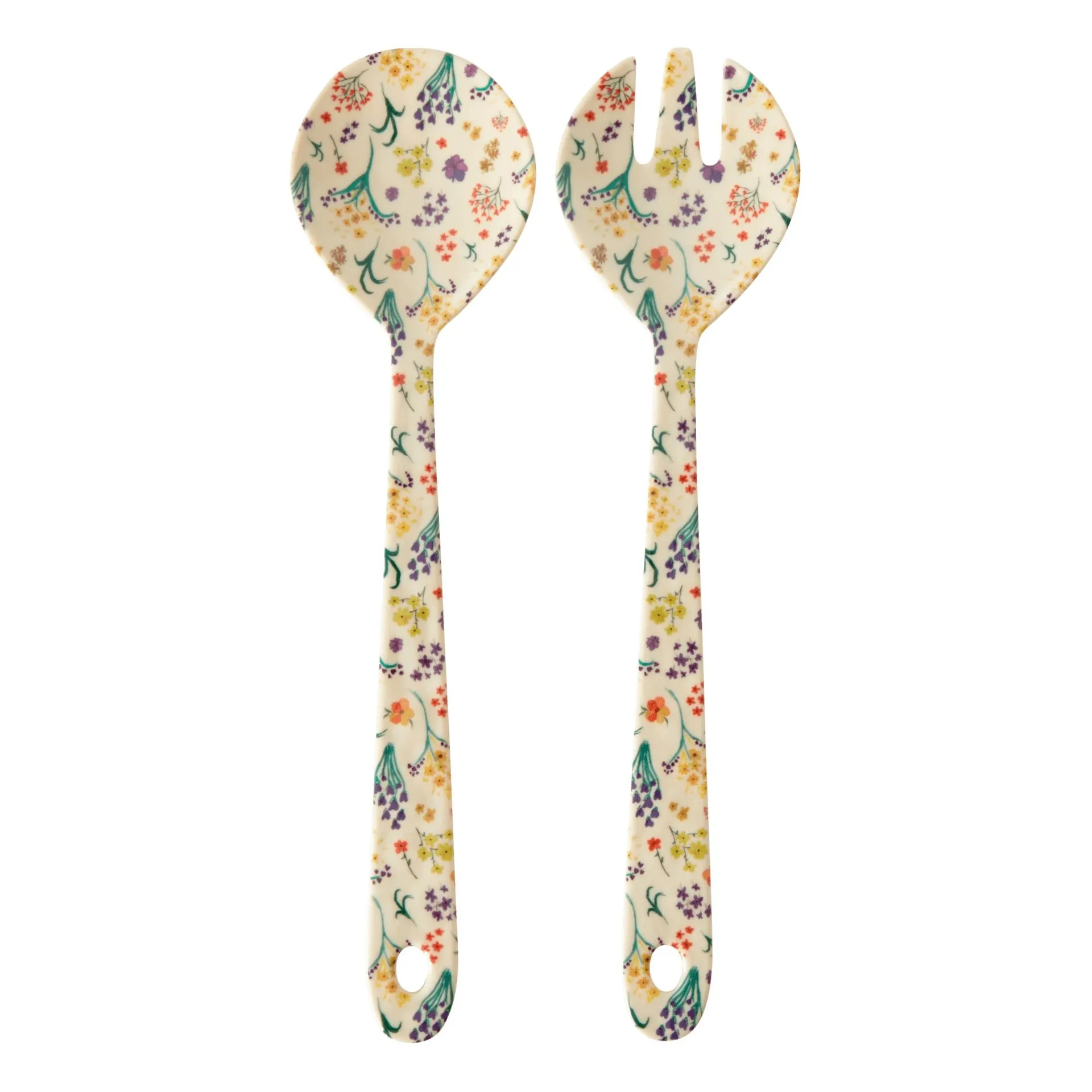 Couverts à salade Wild flowers- Image produit n°0