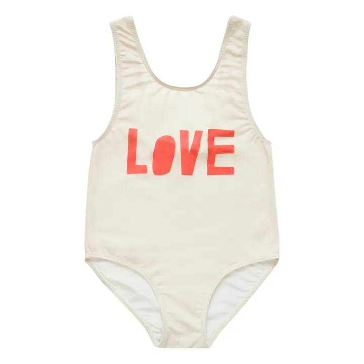 Lama Recycled Polyester Swimsuit | Ecru- Product image n°0