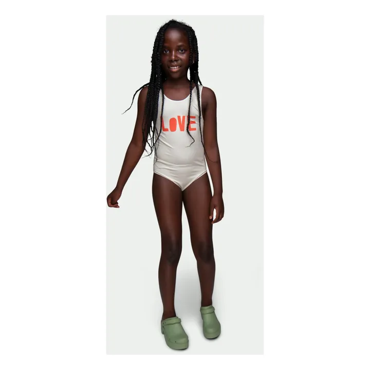 Lama Recycled Polyester Swimsuit | Ecru- Product image n°1