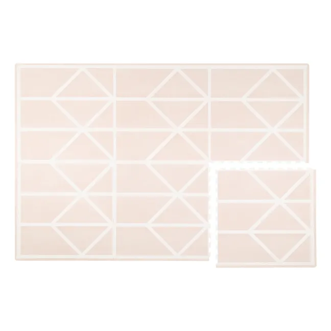 Tapis de jeu modulable Nordic | Rose pâle
