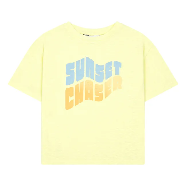T-Shirt MC Coton Bio | Jaune citron