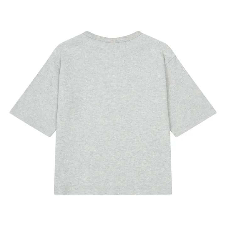 T-Shirt Oversize, in cotone biologico | Grigio chino chiaro- Immagine del prodotto n°2