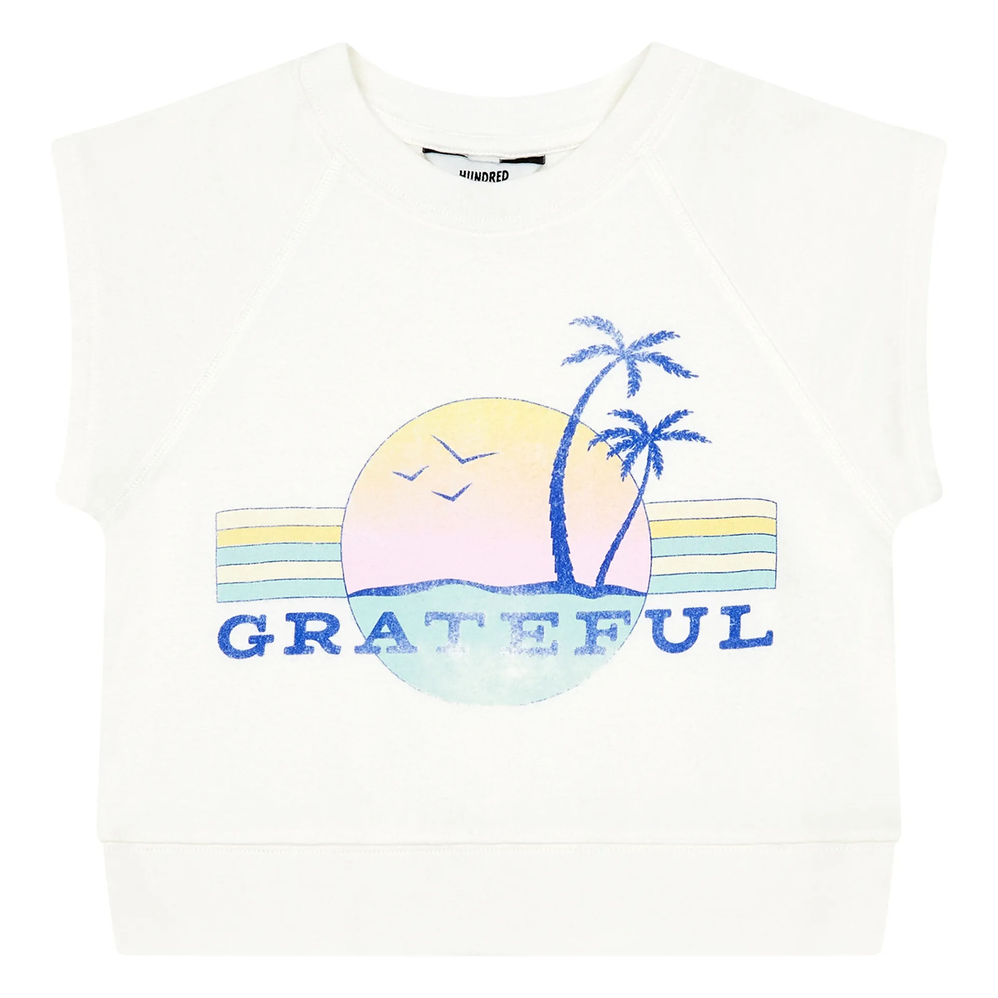 Hundred Pieces Off White Organic Cotton Vest