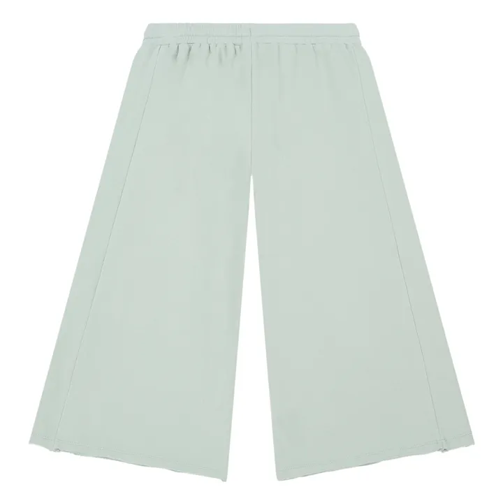 Pantalón de chándal Acampanado algodón orgánico | Verde agua- Imagen del producto n°1