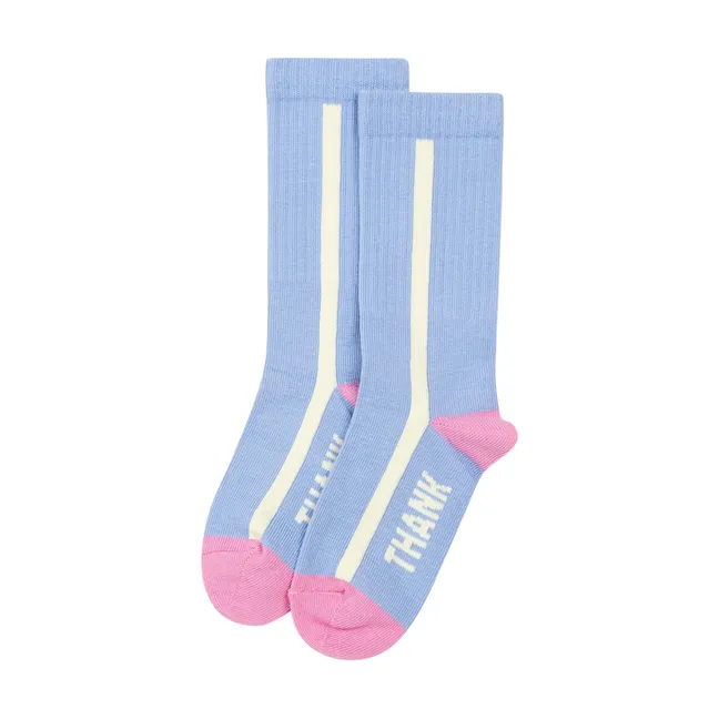 Thank Youth Rainbox Socks - Set of 2 | White