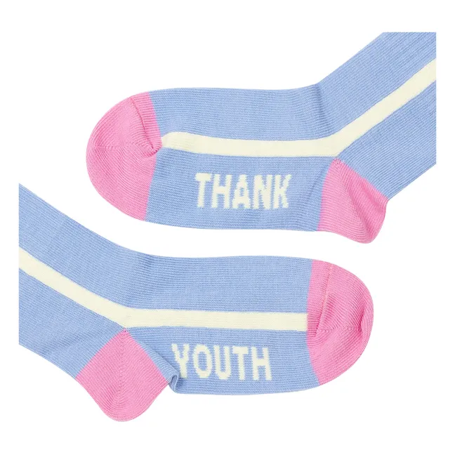 Confezione di 2 paia di calzini Palmsmile&Thank Youth | Bianco