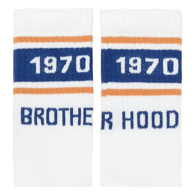Pack 2 Chaussettes Enjoy Brother Hood | Blanc