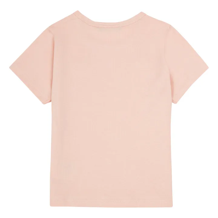 T-Shirt Unifarben | Rosa- Produktbild Nr. 2