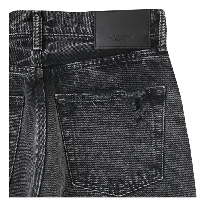 MV Odessa Wide Straight Jeans | Black- Product image n°8