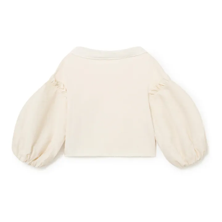 Sweatshirt Ballonärmel Bio-Baumwolle Arty  | Seidenfarben- Produktbild Nr. 4