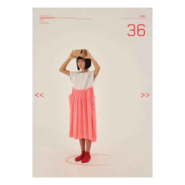 Kawaii Two-Tone Dress | Pink