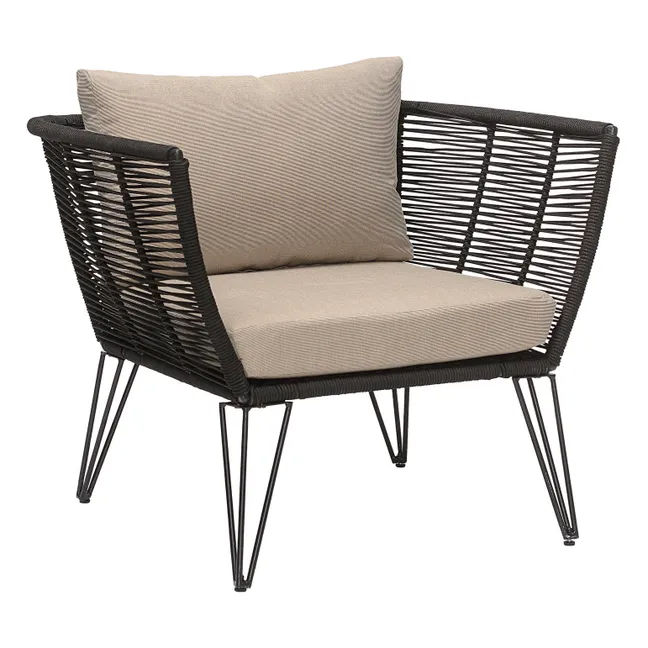 Fauteuil outdoor Mundo | Noir