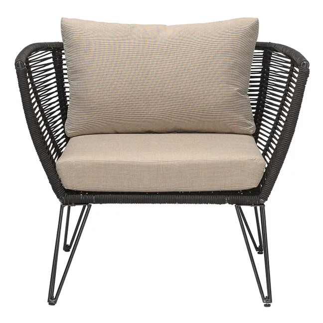 Fauteuil outdoor Mundo | Noir