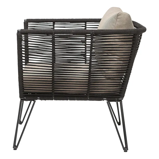 Fauteuil outdoor Mundo | Noir