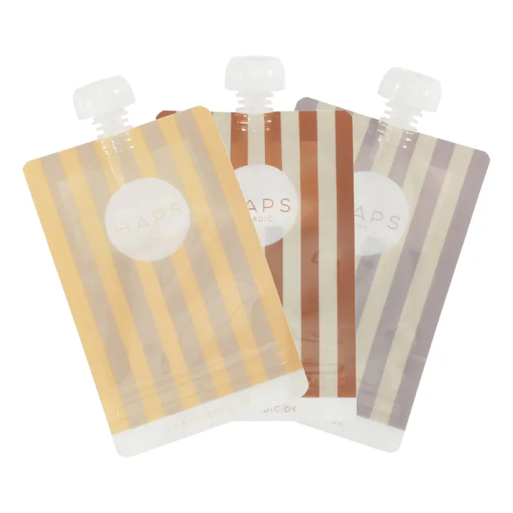 Cantimplora reutilizable - Pack de 3 | Beige- Imagen del producto n°0