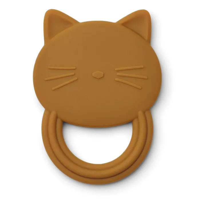 Beißring Katze aus Silikon | Karamel- Produktbild Nr. 0
