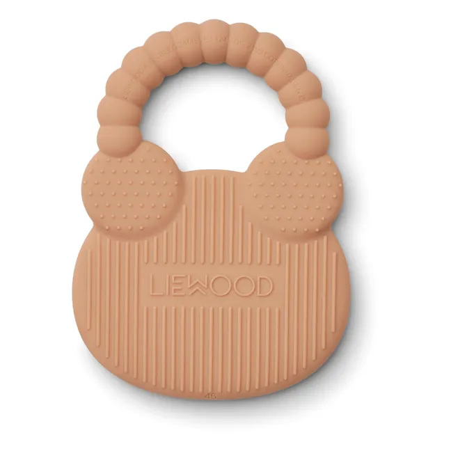 Silicone Bear Teething Ring | Pink