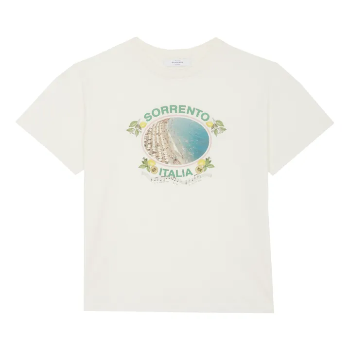 T-shirt Never Italia, in cotone biologico  | Ecru- Immagine del prodotto n°0