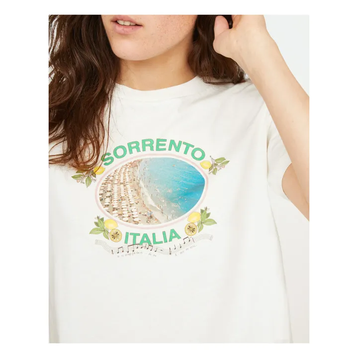 T-shirt Never Italia, in cotone biologico  | Ecru- Immagine del prodotto n°2