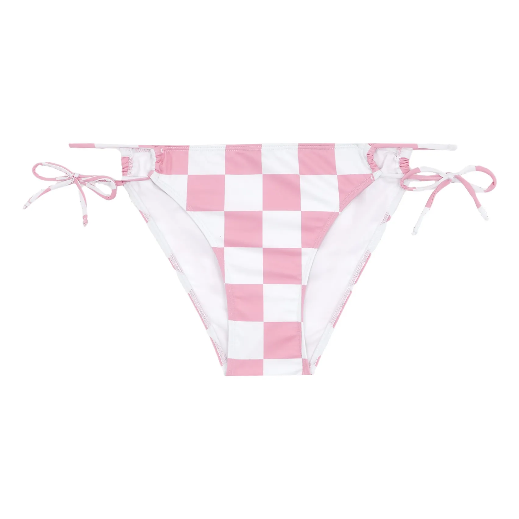 Roseanna Pink Wood Checkered Bikini Bottoms