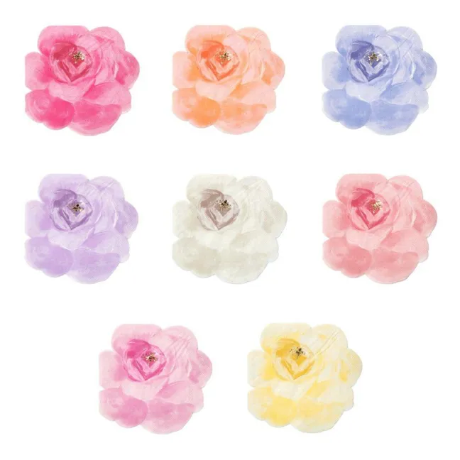 Rose Garden Paper Napkins - Set of 16