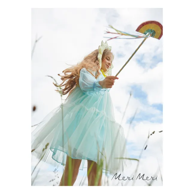 Costume, motivo: nuvole, in tulle e organza