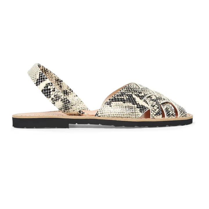 Avarca Compostelle Reptile Sandals | Sand- Product image n°0