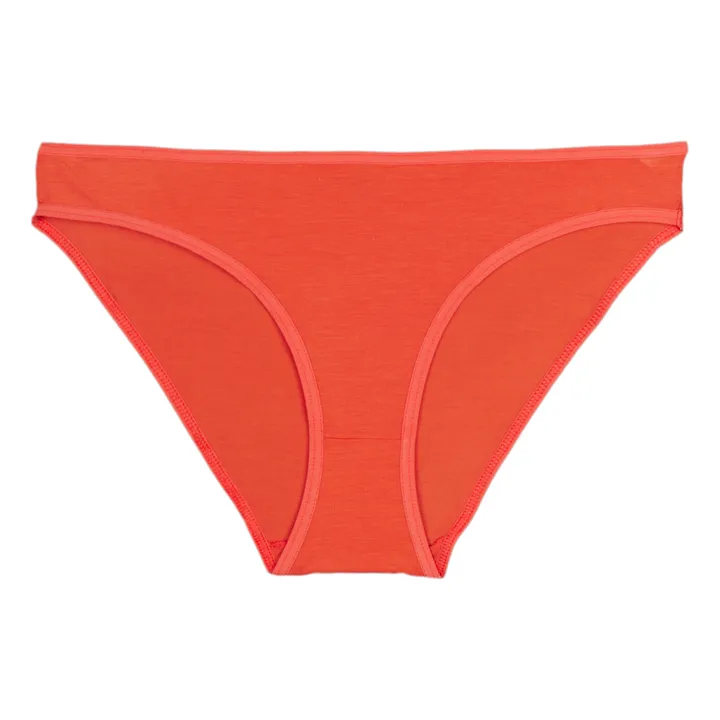 Bell Bamboo Jersey Briefs | Coral- Product image n°0
