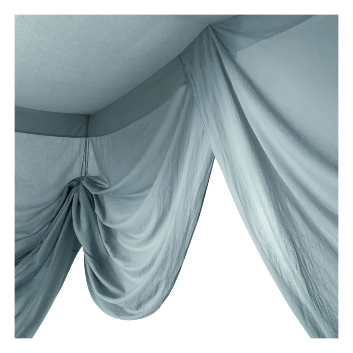 Dosel de cama dobble de algodón orgánico | Sweet Blue S046- Imagen del producto n°2