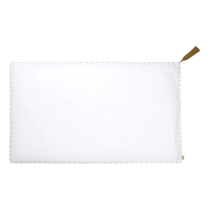 Organic Cotton Rectangular Cushion | White- Product image n°0