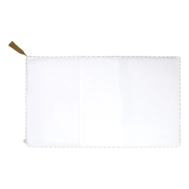 Organic Cotton Rectangular Cushion | White- Product image n°1