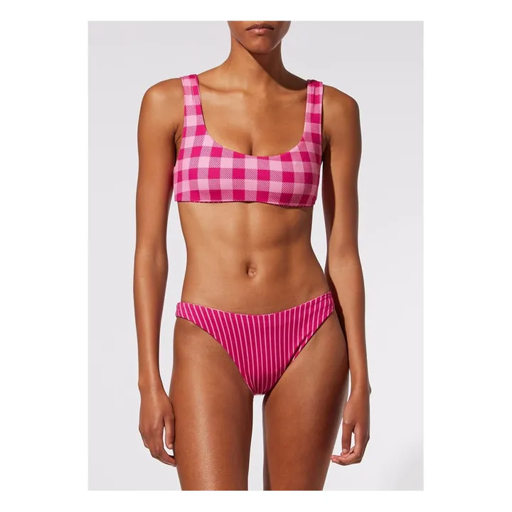 Elle Reversible Bikini Top | Pink- Product image n°2