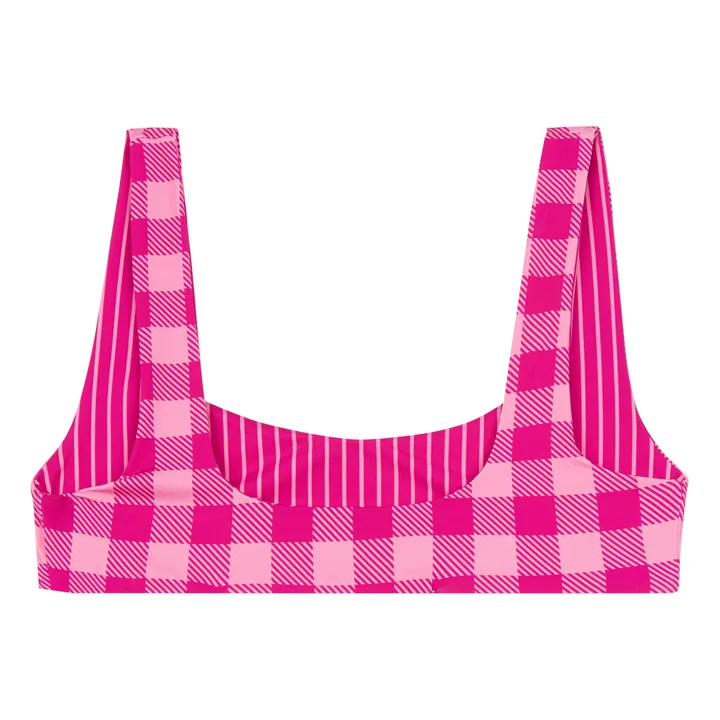 Elle Reversible Bikini Top | Pink- Product image n°5