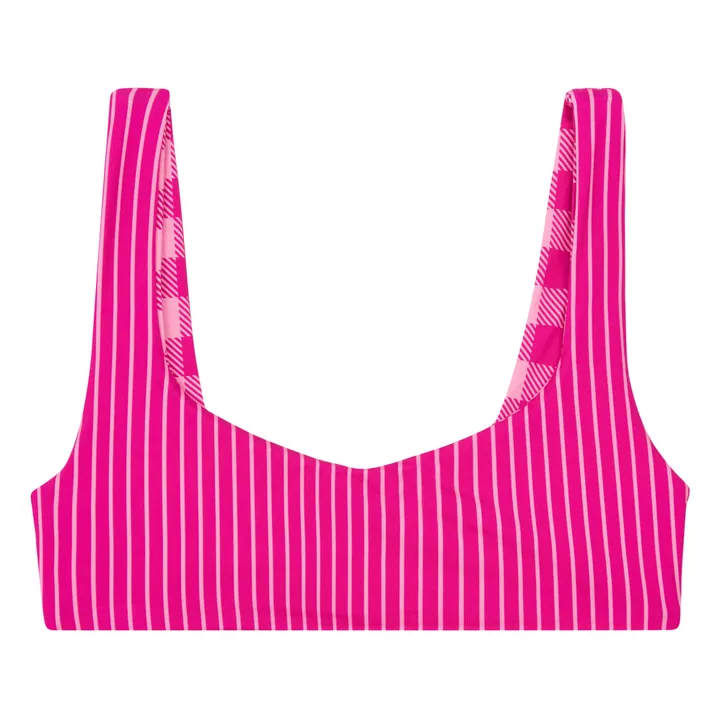 Elle Reversible Bikini Top | Pink- Product image n°4