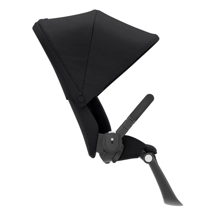 Siège supplémentaire pour poussette Gazelle S châssis noir | Noir- Image produit n°1
