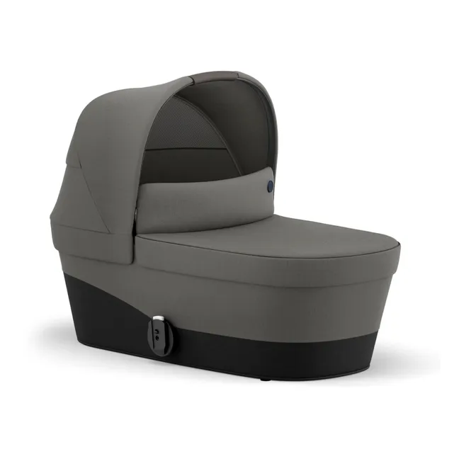 Poussette évolutive Gazelle S châssis noir | Gris clair