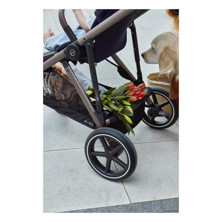 Gazelle S Adjustable Stroller - Black Frame | Black- Product image n°1